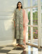 Slate thread embroidered kurta set