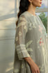Slate thread embroidered co-ord set