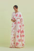 Sneha pink and off-white sari with blouse
