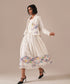 Snow petal jacket with dress