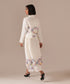 Snow petal jacket with dress