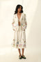 Stellata beige cross stitch jacket