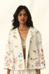 Stellata beige cross stitch jacket