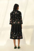 Stellata black cross stitch jacket