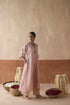 Stripe chaand blush pink kaftan set