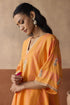 Stripe chaand marigold kaftan set