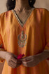 Stripe chaand marigold kaftan set