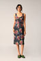 Stylosa embroidered corset dress