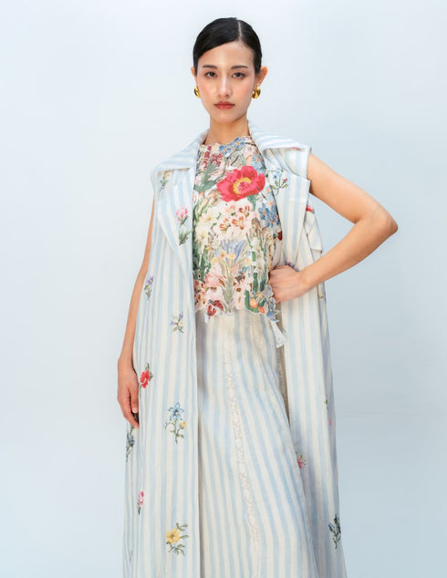 Sugar veil trench coat