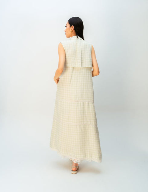 Summer shimmer trench coat