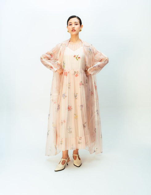 Sunlit meadow trench coat