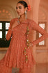Surajpole orange gharara set