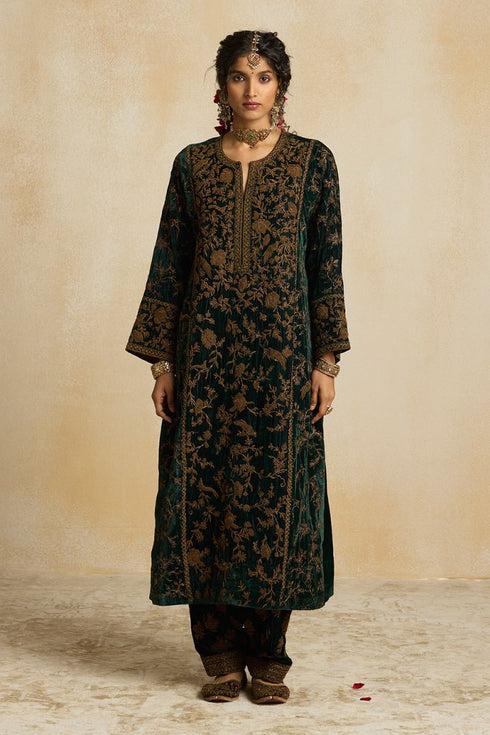 Suroor emerald heavy phiran kurta