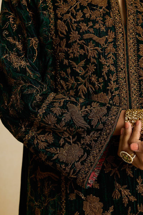 Suroor emerald heavy phiran kurta
