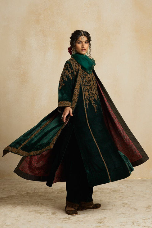 Suroor emerald long jacket