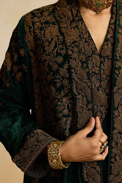 Suroor emerald long jacket