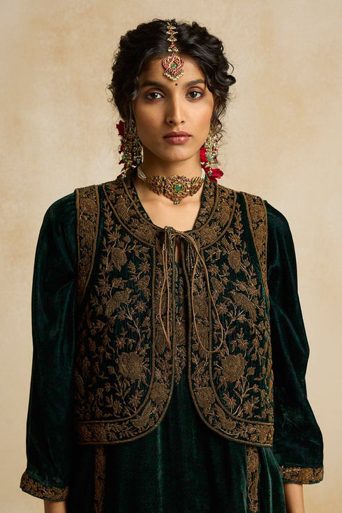 Suroor emerald waistcoat
