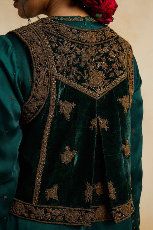Suroor emerald waistcoat