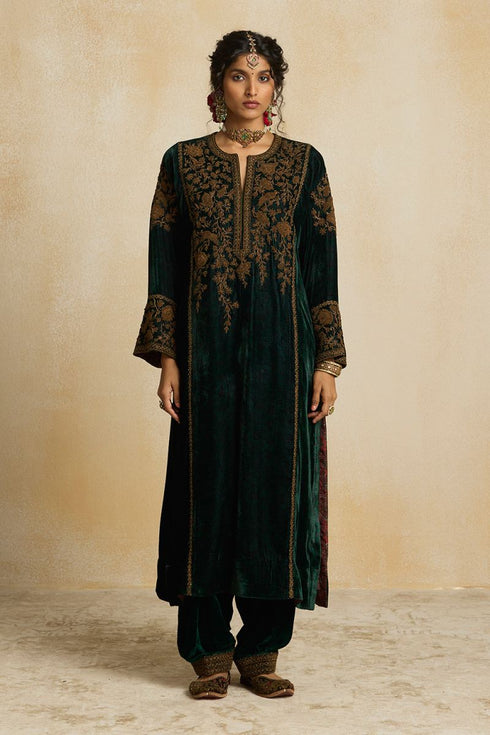Suroor emerald yoke phiran kurta