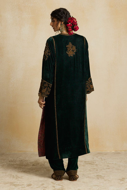 Suroor emerald yoke phiran kurta