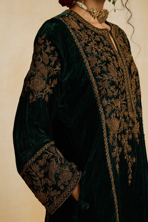Suroor emerald yoke phiran kurta
