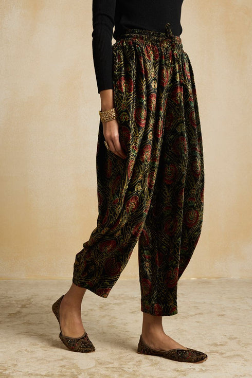 Suroor green cowl salwar