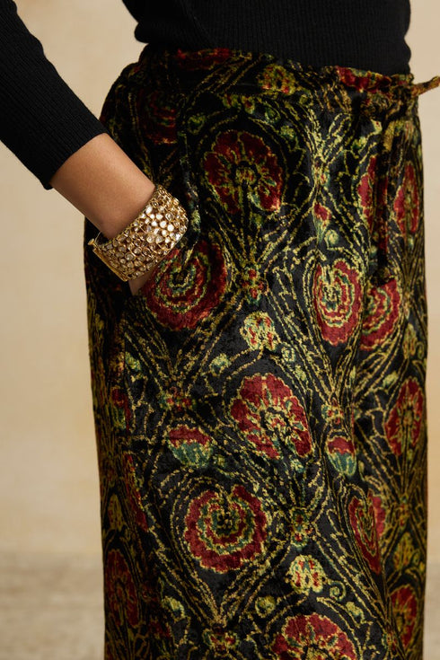 Suroor green ijar pants