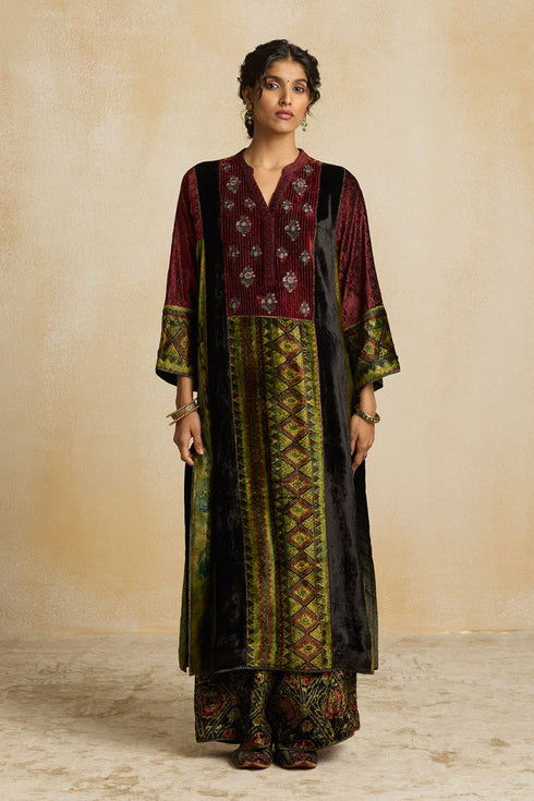 Suroor green phiran kurta