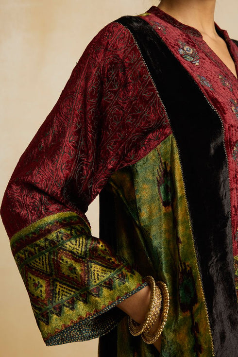 Suroor green phiran kurta
