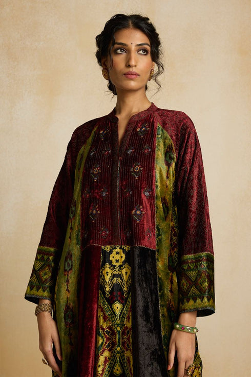 Suroor green raglan kurta