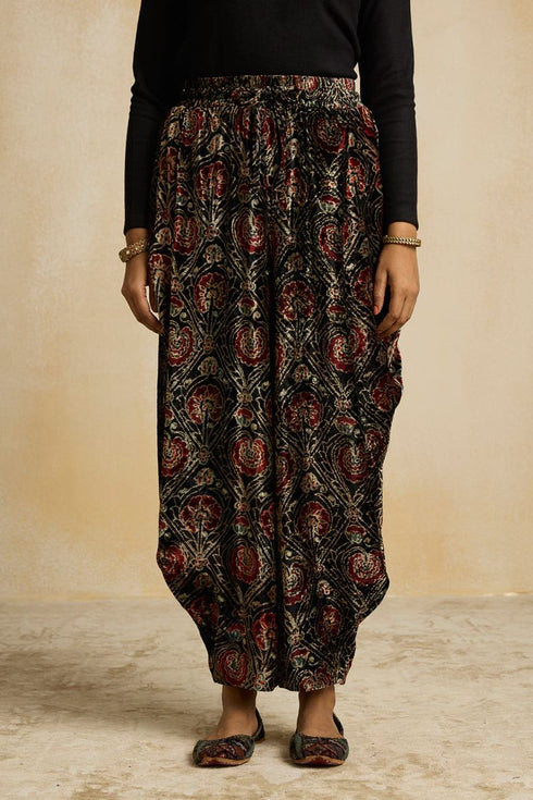 Suroor indigo cowl salwar