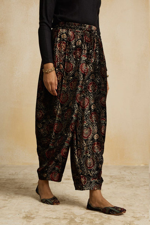 Suroor indigo cowl salwar