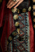 Suroor indigo organza stole
