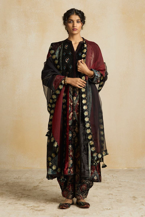 Suroor indigo raglan kurta