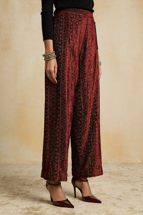 Suroor kashish embroidered pants