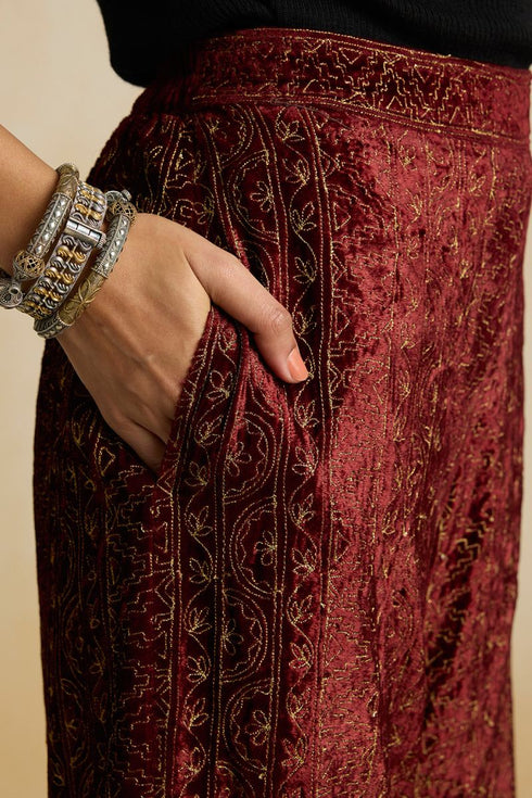 Suroor kashish embroidered pants