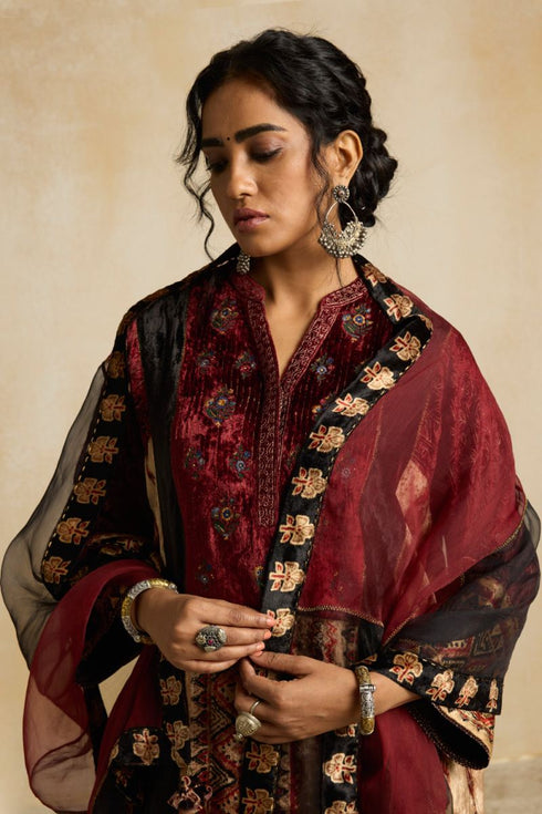 Suroor kashish organza stole