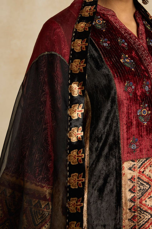 Suroor kashish organza stole