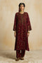 Suroor pink heavy phiran kurta