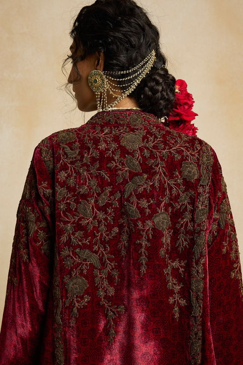Suroor pink long jacket
