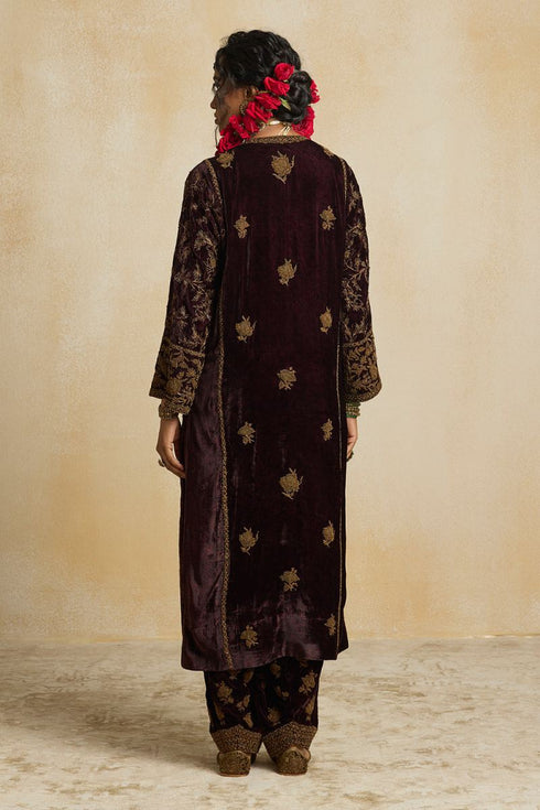 Suroor wine heavy phiran kurta