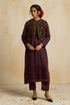 Suroor wine waistcoat