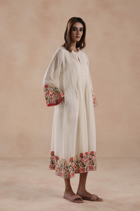 Swara ivory kurta dress