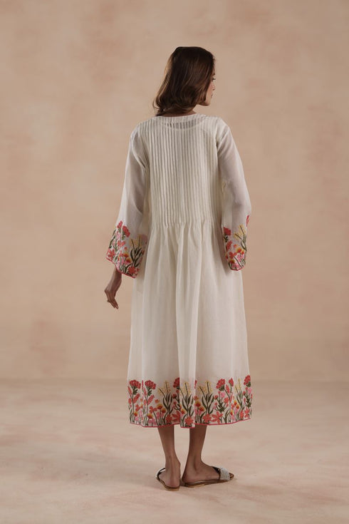 Swara ivory kurta dress