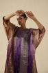 Tabeer purple kurta set