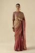 Taj Gul peach sari with blouse
