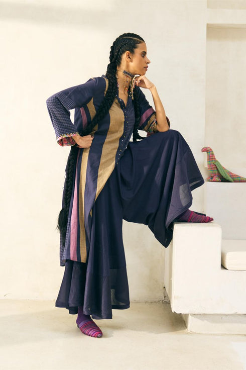 Taylor twilight blue kurta