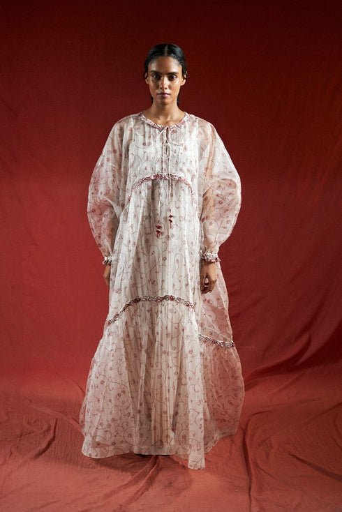 Thanaya organza tier dress
