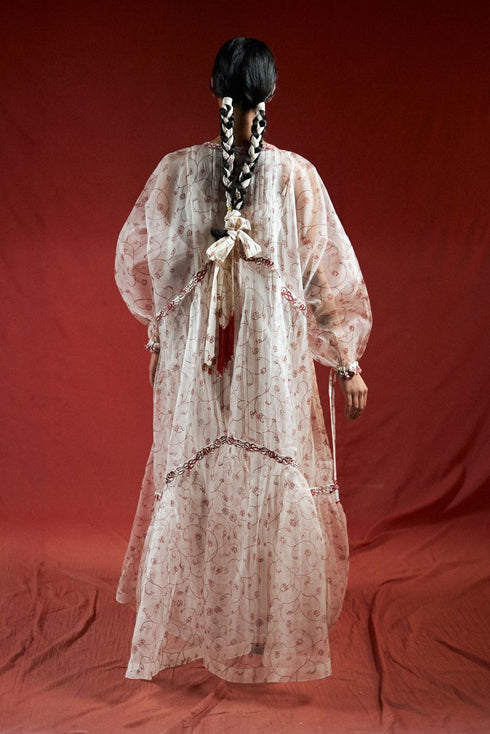Thanaya organza tier dress