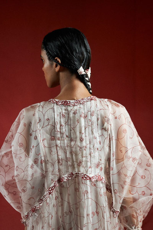 Thanaya organza tier dress
